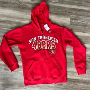 San Fransisco 49ers Full Zip Hoodie NWT 2015